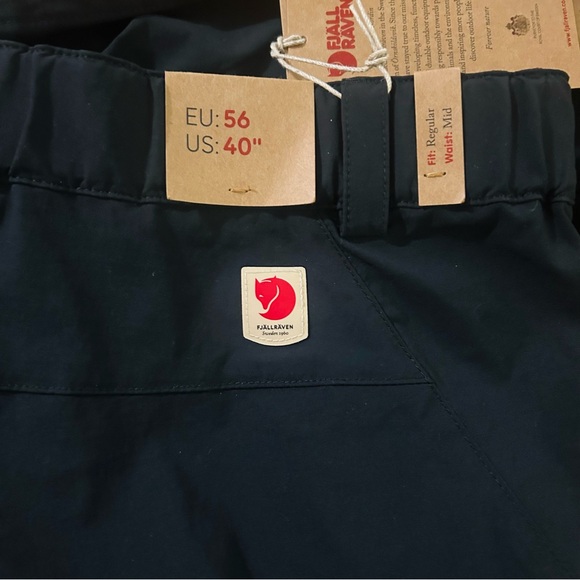 NWT Fjällräven High Coast Pack Shorts M | Men’s US 40 | Black - Picture 9 of 9